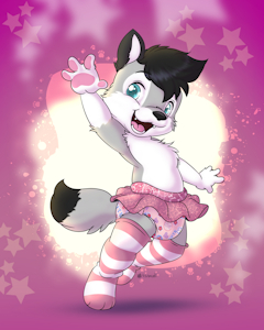 Long socks girl by Loupy