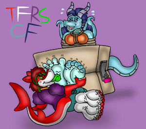 Sharky tickles for Blizz by TheRedSkunk