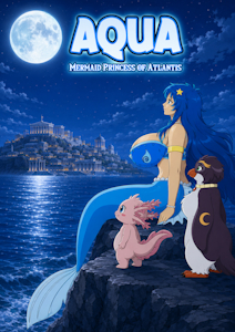Aqua Mermaid Princess of Atlantis - Poster 1 by StarMermaid91