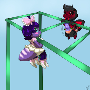 Spider Chin-ups -By NazzNikoNanuke- by DanielMania123