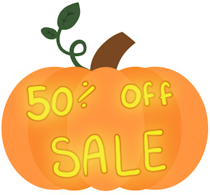 October Sale by Werewolfbusiness