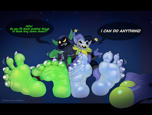 No for real how does he fit them? by RadLizer