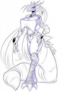 Preefia the cave dragon by Thomaswriter2