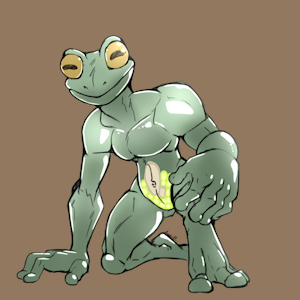 Weretober : Glass Frog by Undeadkitty13