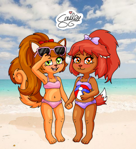 Larissa and Vixen Beach Day by ShySmiley