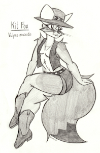 Fox-tober 02: Kit Fox by Simonov
