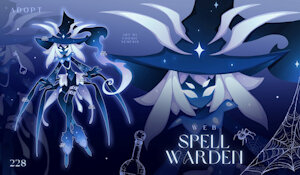 Web Spellwarden - Open - ADOPT by CosmicNemesis09