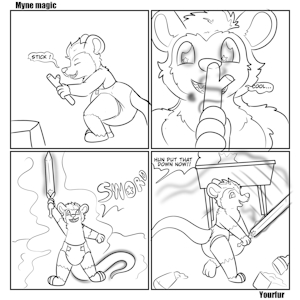 Myne magic by Yourfurstinks