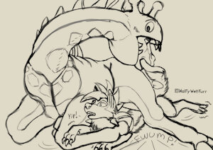Voretober 07: Pin by WolfyWetFurr