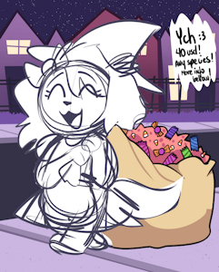 YCH open! halloween by taffytoffee