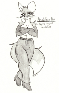 Fox-tober 07: Anatolian Fox by Simonov