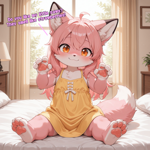 Pink Foxie 💖 by NekaDream