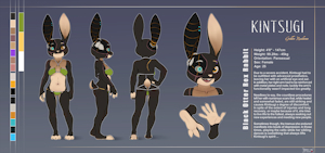 Kintsugi Character Sheet - Outfit Variations by Nekome