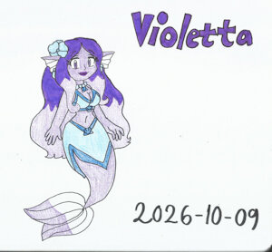 Violetta the Mermaid by KatarinaTheCat18