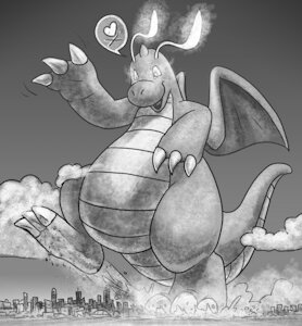 Happy Dragonite by Tyrnn