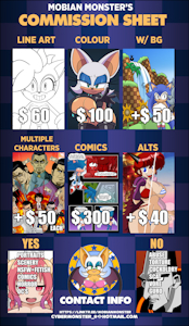 Commission Sheet by MobianMonster