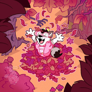 Princess of the leaves by Loupy
