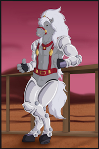 Handsome Alien Horse Guy by GTHusky