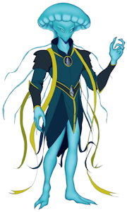 WA characters; "Veylorin Isq&eacute;r" (true form + veiled form) by Pheanir