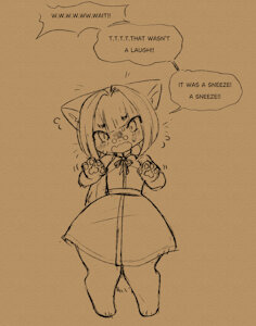 No giggling here!! by Saucy