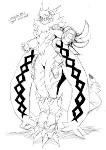 Sketch 661 - Meicrackmon Vicious Mode by WinickLim