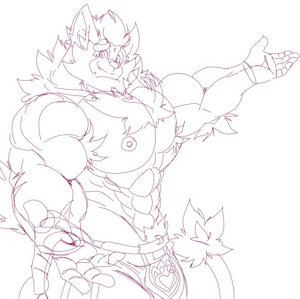 Leo Sketch by AlphaBeastSide