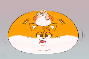 Cream's Fox-Patterned Pampers by OverfedPets