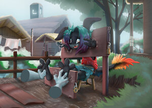 Tickles (commission) by galo