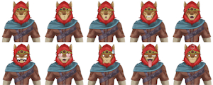Simba Expression Sheet by PiqueTheChimera