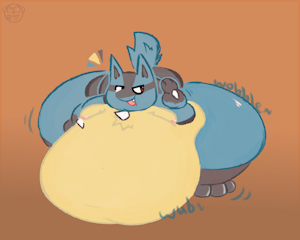 Max HP Lucario by OverfedPets
