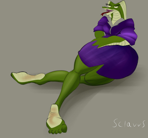 Snake Lady Feet by sclavus