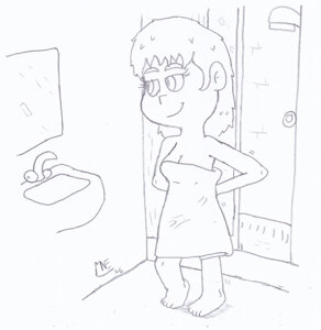 Cheelai after Shower by TheMN