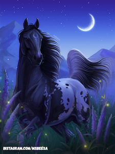 Appaloosa horse by MsBeesa