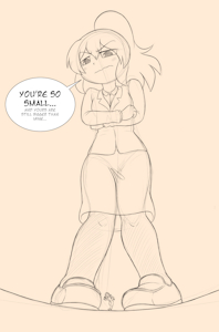 Relatively Bigger Senpai by Sparkythechu