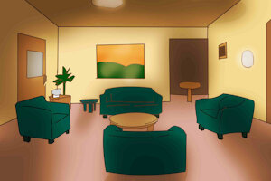 INKTOBER 2026 - DAY 20 - SIMPLE CARTOON LOUNGE (PROMPT:LOUNGE) by SankasRedPanda