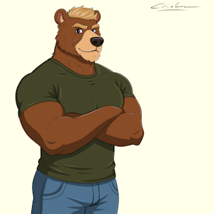 Blonde Bear by Crimba