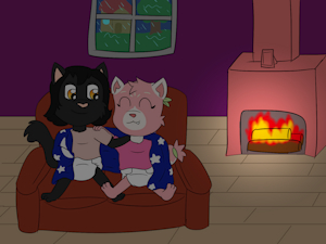 Fireplace under the Storm -By SkunkyGussy- by DanielMania123