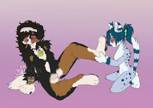 Flat Color Full-Body commision for @MayaDawg by KellyFloppy