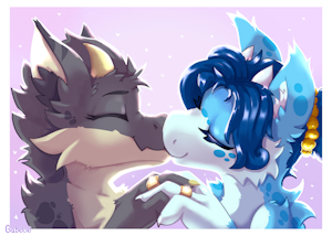 Vul and Remi kissu! by gab0o0