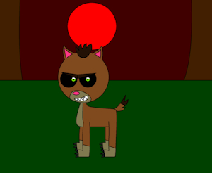 a Werecat in Bloodmoon by JohnnytheWolf07