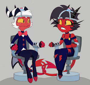 Moxxie X Millie's BrainDrain Time! (Commission) by Tho6Who4e2000