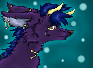 lace wolf redraw by Rokyo