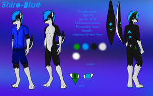 my fursona by shiroblue