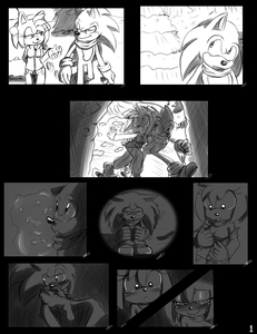 "Snowed in" pg.1 by BlueChika