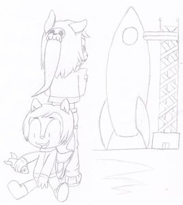 Rocketgirl: Dream to Reality - Sketch by NinSonNar