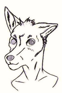Dante Headshot Sketch by DanteErebosianWolf