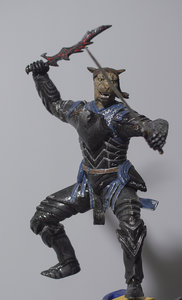 Khajiit sculpture by Luipaard