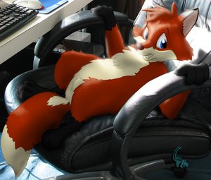 Who's This Fox Taking Over My Room?!?! by CaribbeanFox