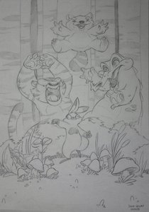 Happily happy Animals by pyokki