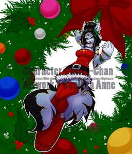 [Comm] Wreath Kitty by Pandora
